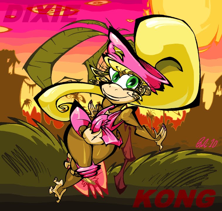 The Blog Of Brendan Corris Dixie Kong Art For Group Contest